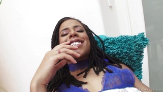 Kira Noir has her ass dildoed and pussy injected with whitish lube