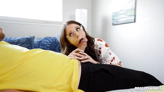 Charly Summer is sucking Kyle Mason's thick dick