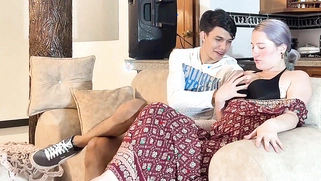 Big Natural Tits Stepmother Rides Her Stepson