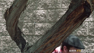 Lela Star caught a peeping tom filming her big ass