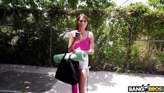 Selena Love gets picked up by Jay Bangher on the street