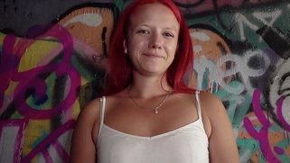 Redhead Tiffany Love fucked in the shade