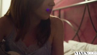 VIXEN Petite redhead Lottie has passionate affair on vacay