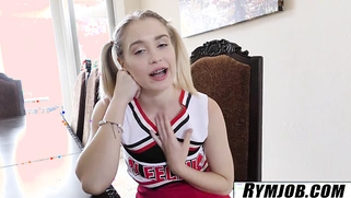 RYMJOB - Anastasia Knight Cheerleader Loves Rimming