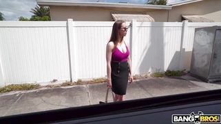 Jackie Huff is getting picked up on the street