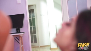 Mia Trejsi gets fucked by Michael Fly in the Fake Hostel