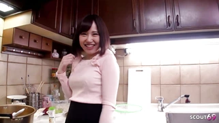 Petite Asian Girl first Time Suck