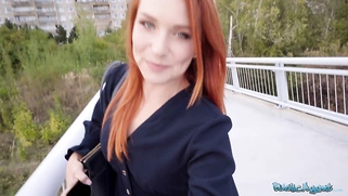 Blowjob and public sex with a large dick from Clemence Audiard's point of view
