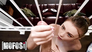 Maisie Myers Uses Her Dildo As A Gear Shift And Then Gets Aroused After Some Driving