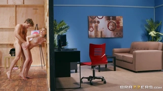 Mackenzie Moss gets her pussy pounded by Michael Vegas standing