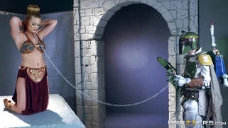 Princess Lay aka Abby Cross has been captured by intergalactic bounty hunter Boba Fuck