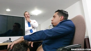 Karlee Grey almost caught sucking dick at work