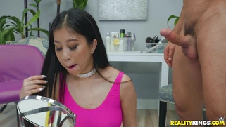 Jade Kush gets her face fucked by Charles Dera