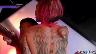 Saya Song and Anna Bell Peaks in 3way fuckfest