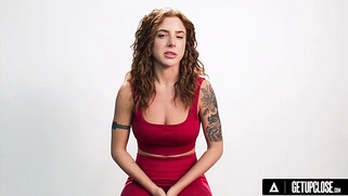 How women experience orgasm with red-haired Lumi Ray with big breasts! SOLO FEMALE MASTURBATION! FULL SCENE