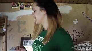 Backstage Lesbian Pussy Licking Party