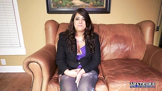 Curvy Brunette Kai Willow Sloppy Rimjob Passionate Ass Worship Heat!
