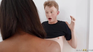 Daya Knight gives nice blowjob to Jimmy Michaels