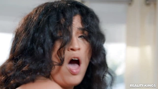 Gabriela Lopez gets her pussy railed by Johnny Love doggystyle