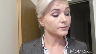 Mom Real estate agent MILF wakes up and fucks a horny student