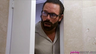 Damn stepdad, your dick is MASSIVE!