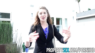 Inspiring mentor fucks real estate agent