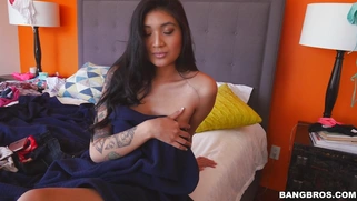Brenna Sparks caught her roommate hiding and spying on her