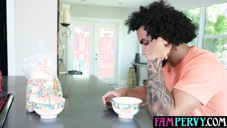 Latina teen gets closer to BBC stepbro