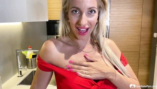 Smoking blonde MILF will get you hard
