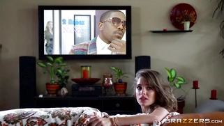 Kimmy Granger and her boyfriend get busted fucking in the house