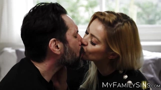 Insatiable MILF Cherry Kiss rides my massive cock for a promotion