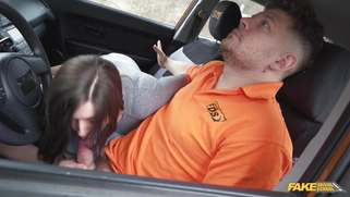 Aleya Sun gives nice blowjob to Michael Fly