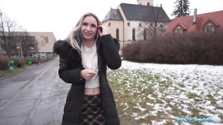 A married blonde beauty with a large, fat cock engages in sexual activity with a stranger