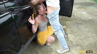 Fake Taxi Venom Evil and her extremely hardcore quick fuck in a taxi