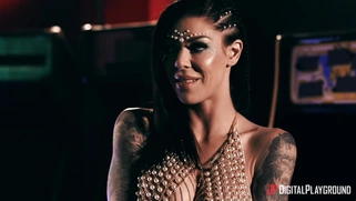 Karma Rx and Demi Sutra are kissing