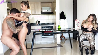 He fucked his sister-in-law in front of his wife! WHAT!? She masturbates and enjoys w