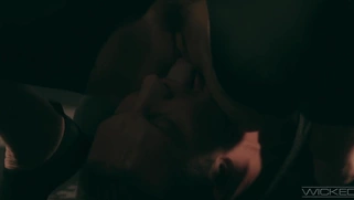 Busty Kenzie Taylor sat on the guy's face and got her pussy licked