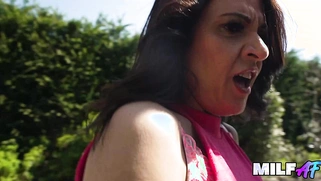 MILF Dana Levy Smokes Then Rides Tattooed Stud