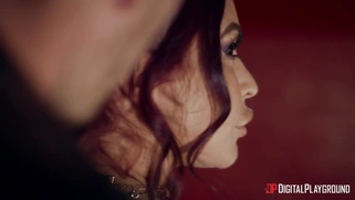 Monique Alexander and Madison Ivy are sucking the huge cock