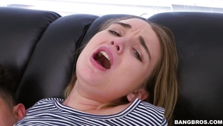 Amateur Madisson Reese riding cock reverse cowgirl
