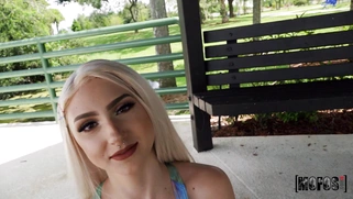 19yo Dylann Vox is sucking the big cock in POV