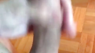 Young teenage boy masturbating