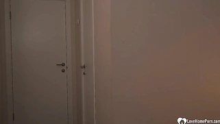 I surprise my man with hard sex