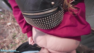 Public fucking by Spanish punk chick Venom Evil