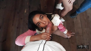 Claire Black is sucking big dick in POV