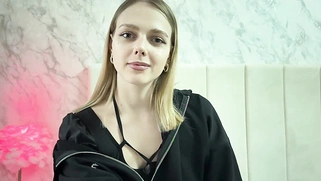 Big Natural Tits Blonde Student Owes Money To The Landlord