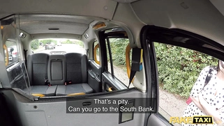 Fake Alice Gaps Taxi Fucks Her Driver to Make Her Boyfriend Jealous