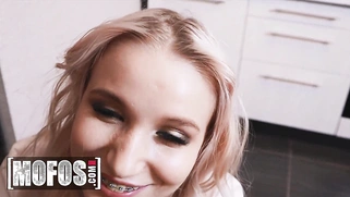 Cute Blonde Stacy Starando Gets Picked Up Off The Street And Then Fucked Hard