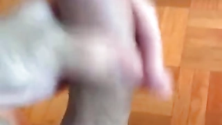 Young teenage boy masturbating