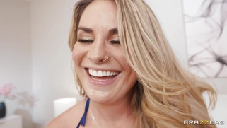Abby Rose is squirting on Scott Nails's cock